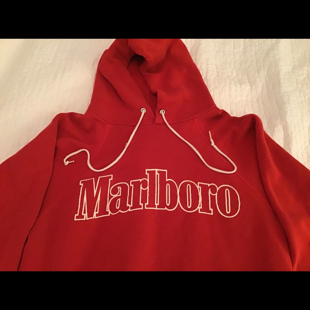 VINTAGE Marlboro Cigarettes Large Hoodie